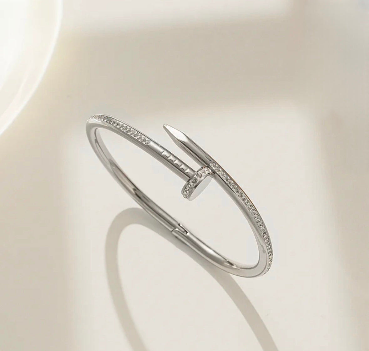 pin silver or gold bracelet