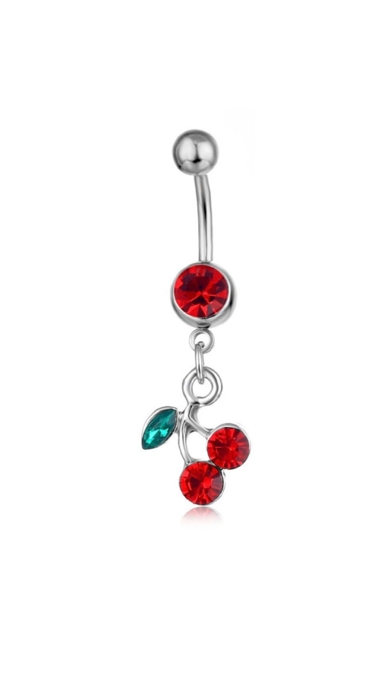 cherry belly piercing