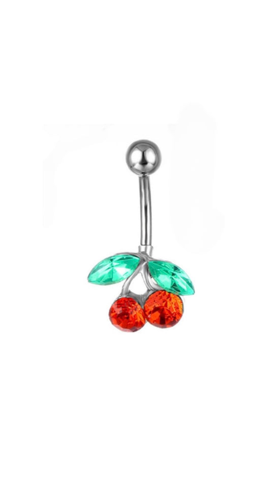 cherry belly piercing