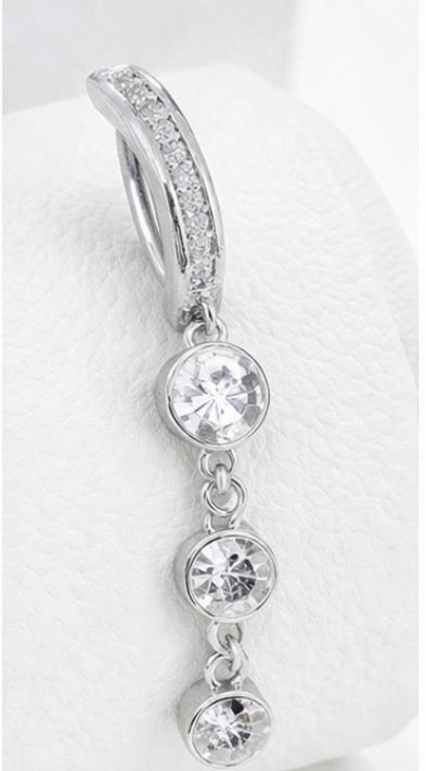 silver belly ring