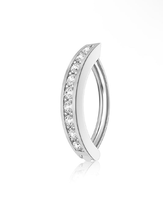silver belly ring