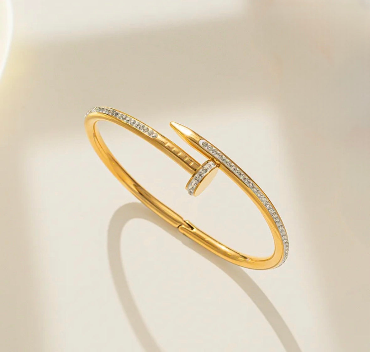 pin silver or gold bracelet