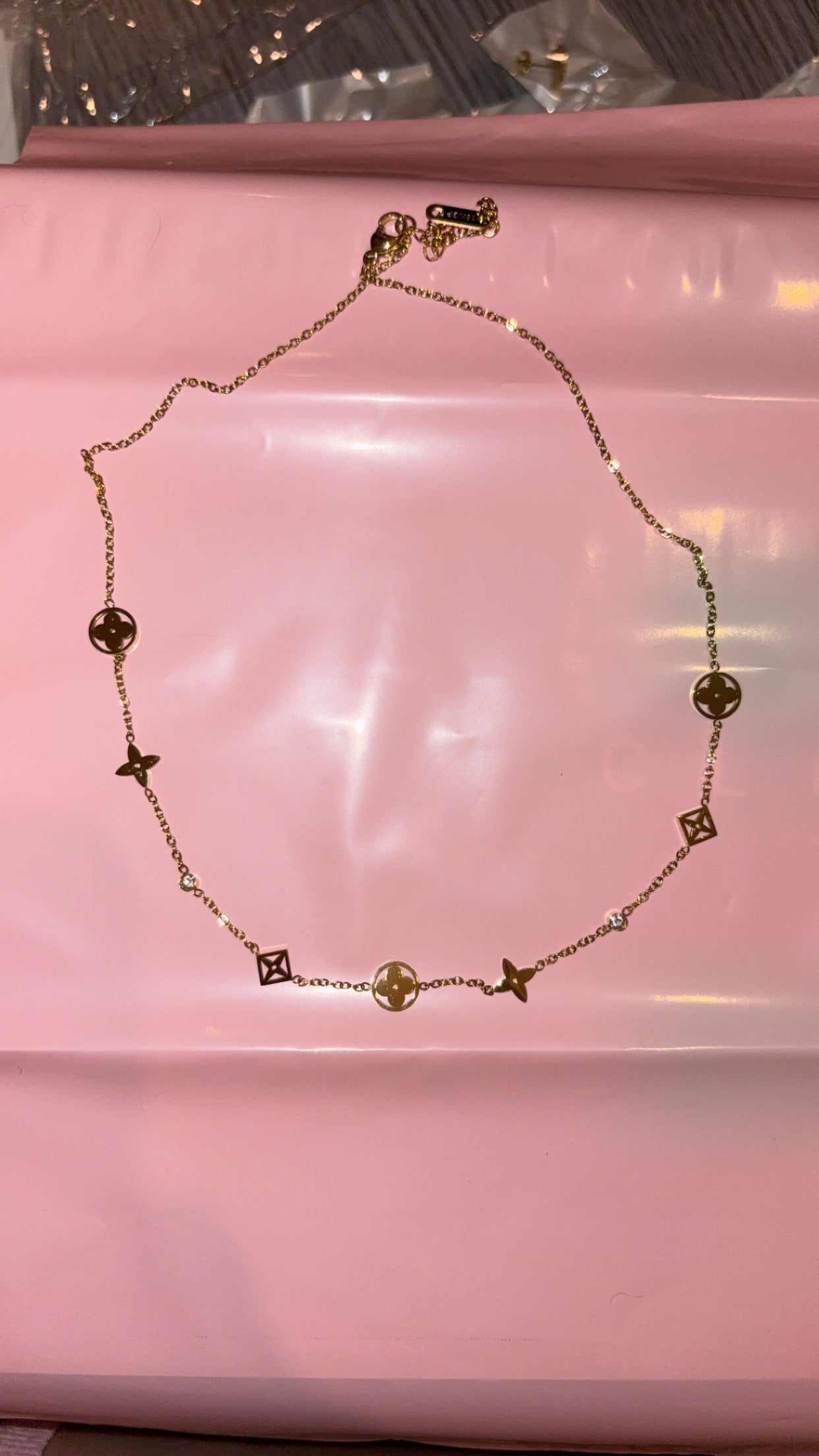 Titanium Steel 18K Gold Plated Necklaces