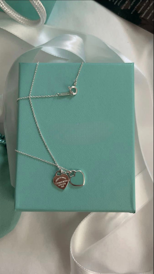 Silver TifCo dupe necklace